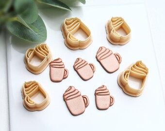 Coffee Cup Polymer Clay Cutter, Polymer Clay Cutter, Cup Clay Cutter, Cutter for Polymer Clay Earrings, Polymer Clay Tool, Clay Cutter