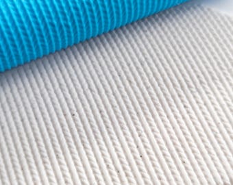 Fine Knit Texture Roller for Polymer Clay, Micro Corduroy Sweater Pattern Rolling Pin, Clay Earring Supplies, 3D Printed Pottery Tool