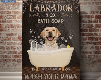 Labrador Bathroom Etsy