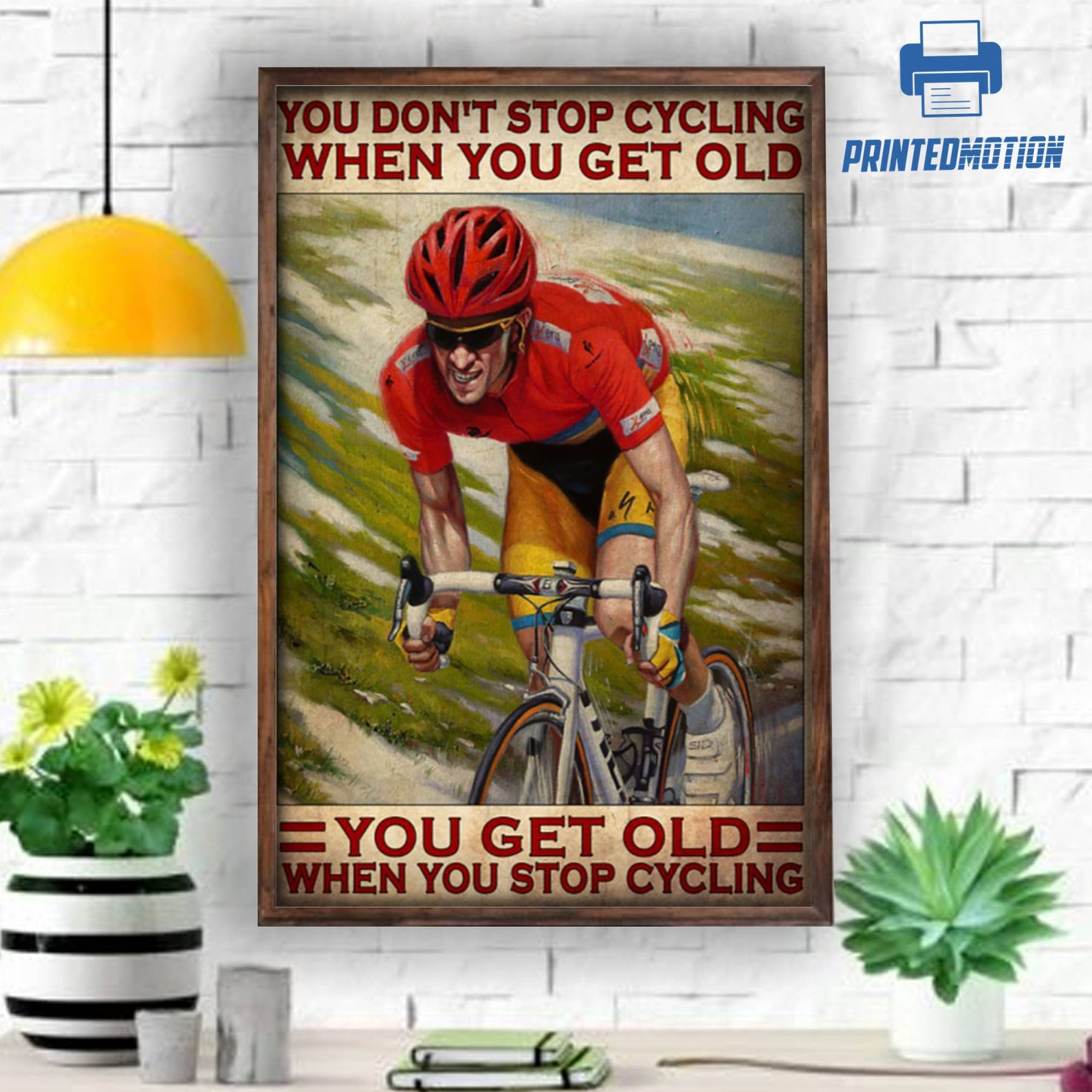 Bicycle Poster Cycling Poster Ride Poster Cycling You Etsy