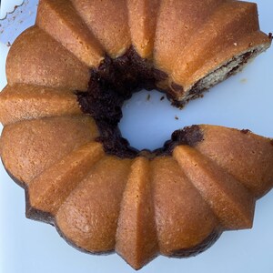 Buttermilk Marble Bundt Cake
