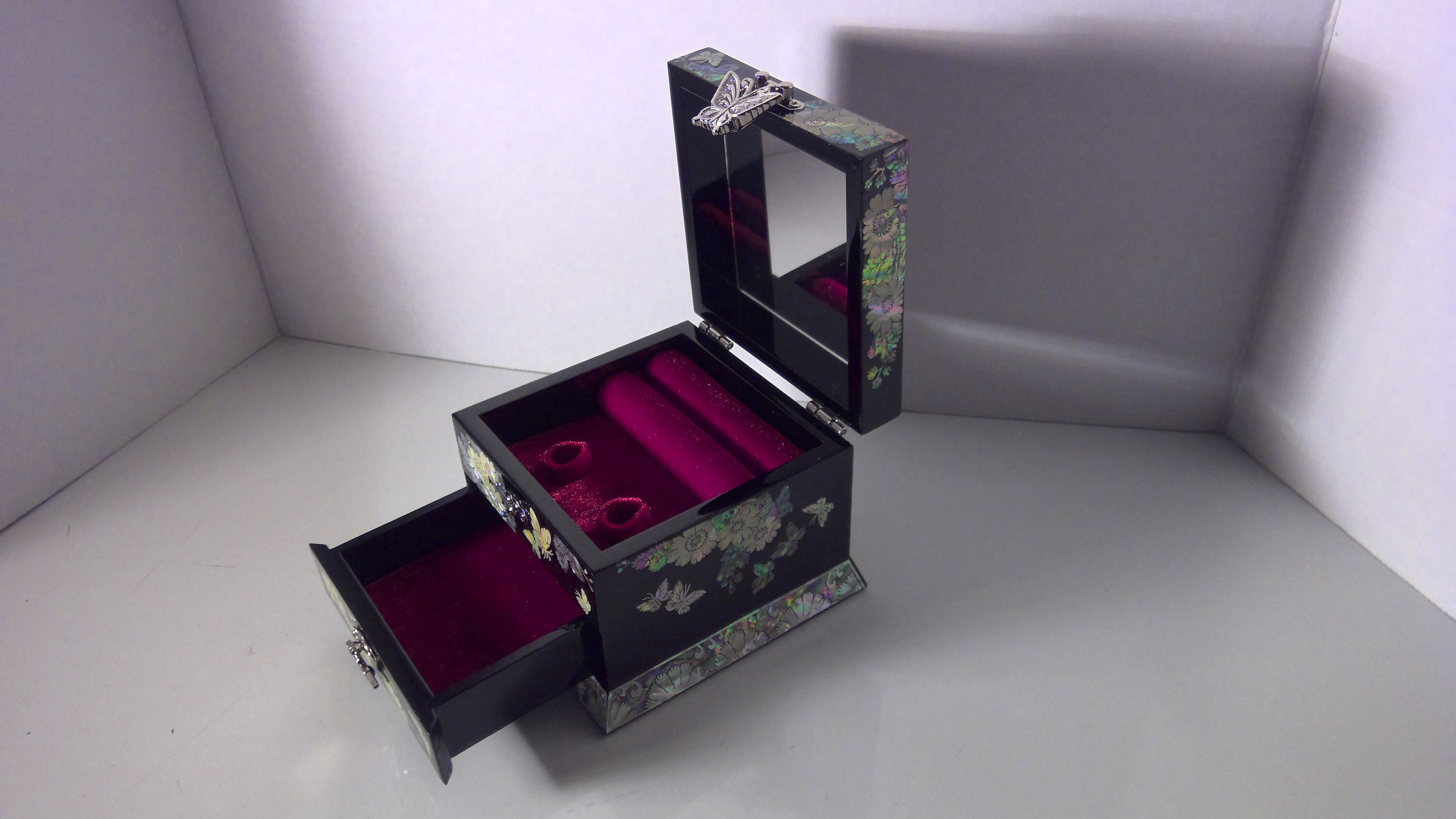 Mother of Pearl Korean Jewelry Box Etsy Australia