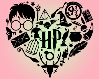 Free Free Harry Potter Svg Heart