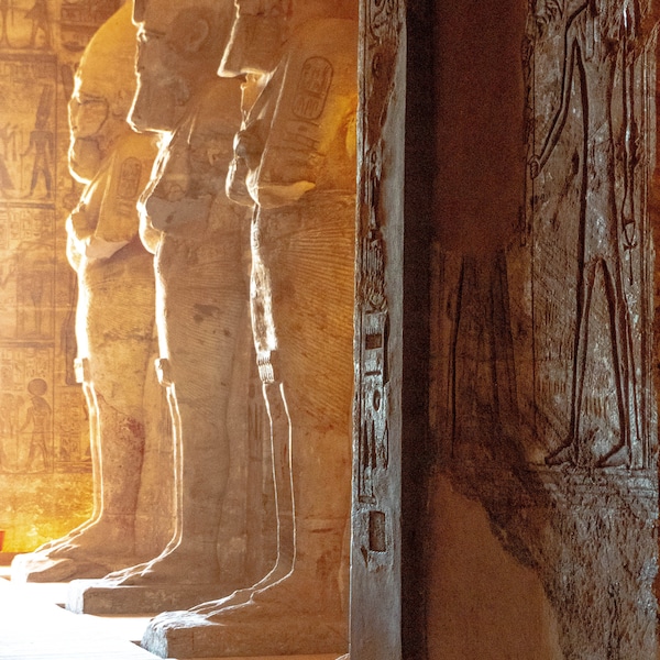INSTANT DOWNLOAD, Egypt Print from Inside Famous Abu Simbel Temple