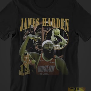  James Harden Houston Rockets #13 Red Kids Home Name and Number  T Shirt (Kids 4) : Sports & Outdoors