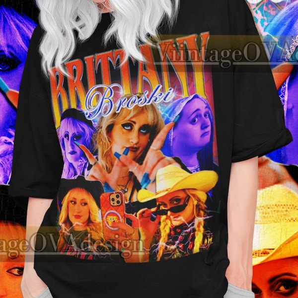 Super Fresh New Arrivals Brittany Broski Shirt, Brittany Broski Tiktok Icon Content, Brittany Broski Fan, Gift Women And Man, Y2K Clothing