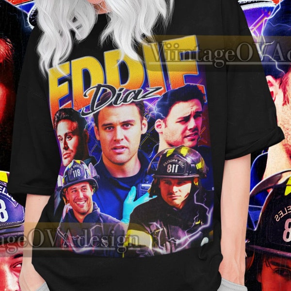 Super Fresh New Arrivals Eddie Diaz Shirt, Homage Eddie Diaz 90s Tshirt, Movie Character Tees, Gift For Women And Man, Unisex Y2K Clothing