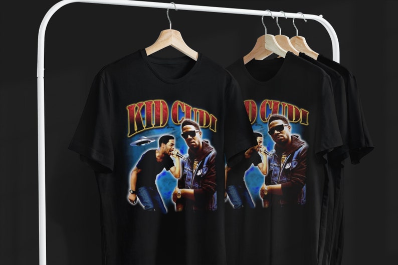 vintage 90/'s shirt rap concert hypebeast vintage Kid Cudi shirt unisex adult clothing