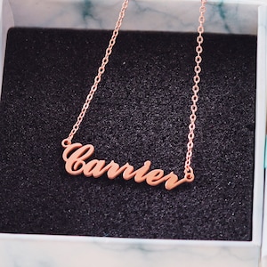 Personalised Name Necklace Sterling Silver, Custom Name Necklace, Christmas Gift, Gift For Her, Birthday Gift, Gift Ideas