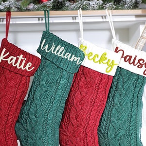 Christmas stockings with name