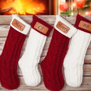 Christmas Stockings with name,Personalized Christmas Stockings,Knit Christmas Stockings,Family Christmas Stockings,Holiday Stockings Gifts