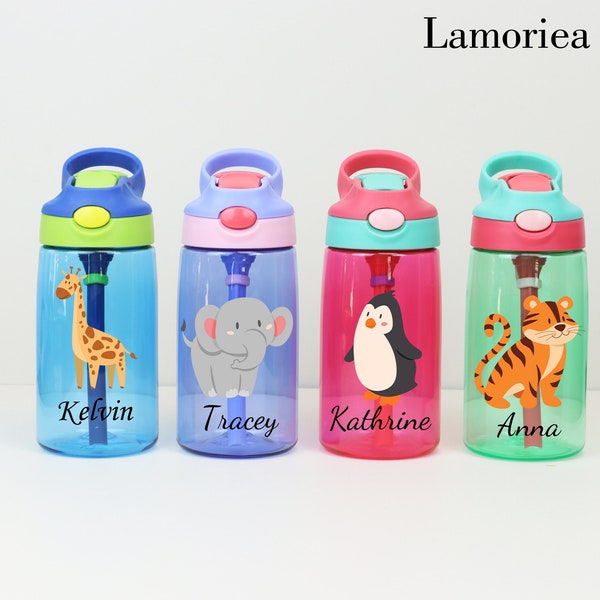 Back to School Gift, Personalized kids 16oz water bottle kids Cup, kids gift, Party favors for kids, School water bottle with name