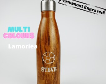 Garrafa de água personalizada a vácuo, frasco de aço inoxidável isolado, garrafa esportiva, garrafa de água para academia, presente de natal, presente de dia dos pais
