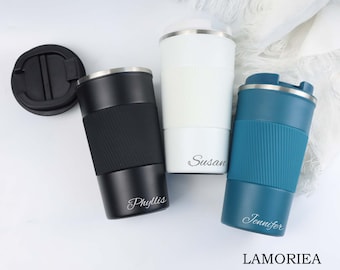 Personalized Coffee cup Travel coffee mug Insulated stainless steel cup Reusable travel mug Stainless steel mug Mother&#39;s Day gift