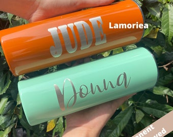 Personalized Tumbler, Engraved Tumbler, Insulated Tumbler, Engraved Cup, Custom Tumbler Cup, Tumbler with Straw, Monogram Tumbler