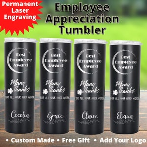 Employee Gifts,Staff Appreciation Gift,Thank You Gift,Personalized Employee Tumbler,Staff Christmas Gifts,Gift For Employees,Business Gift