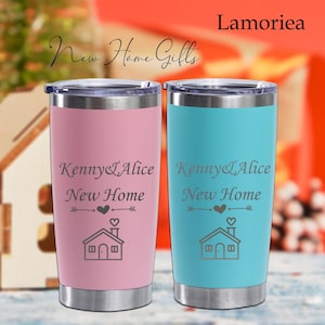 Presente personalizado para casa nova, presente de inauguração para novos donos de casa, presente para mudança de casa, presente para a primeira casa de um casal, copos para mudança