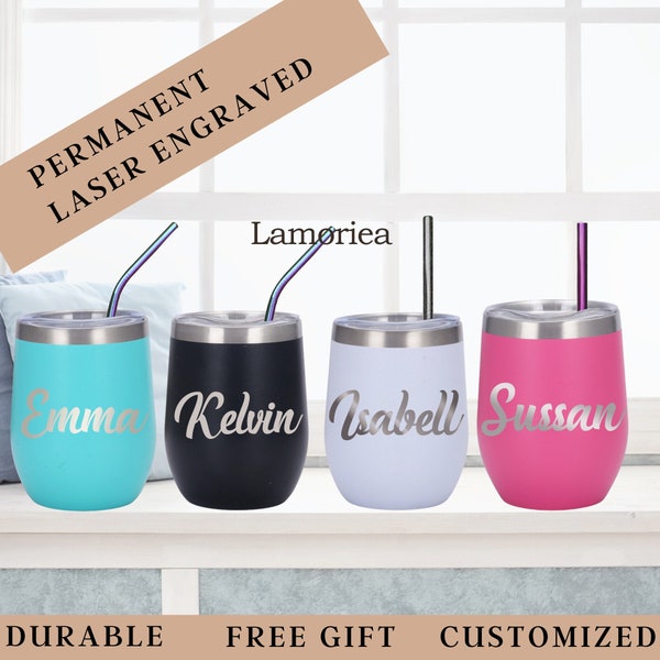 Christmas tumbler gift, thank you gift,corporate door gift,  Custom Wine cup with Lid, Bridesmaid tumbler,Bridesmaid Proposal,Wine Glasses