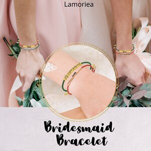 Regalo personalizado de dama de honor, pulsera dama de honor, regalo único para ella, tarjeta de propuesta, tarjeta de regalo personalizada, fiesta de boda, ¿Será mi dama de honor?