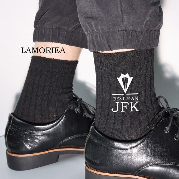 Personalised Groom Groomsmen Socks, Bestman Socks, Wedding Socks, Custom Name Socks, father of the bride groom gifts