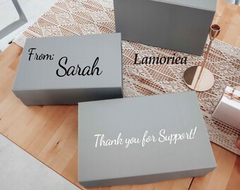 Christmas gift boxes, Custom Gift Box With Lid, Personalised Present For Her, Bridesmaid Proposal Box, Magnetic Gift Box, Customized Gift