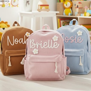 Personalized Kids Backpack, Toddler School Backpack, Back to school gift, Flower Girl Gift, Preschool Backpack, Kindergarten Kids Bag Gift