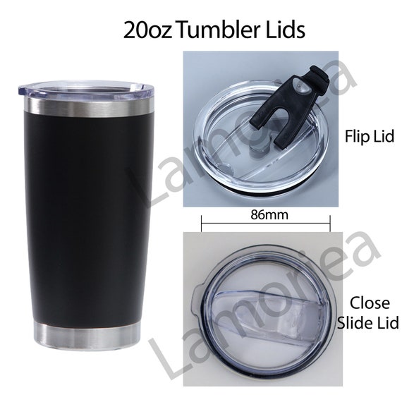 Replacement 20oz And 30oz Flip Tumbler Lid With Straw