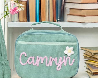 Gepersonaliseerde geïsoleerde lunchtassen, lunchtas voor kind, aangepast kindercadeau, lunchboxtas, schoollunchtas, picknicktas, terug naar school-cadeaus