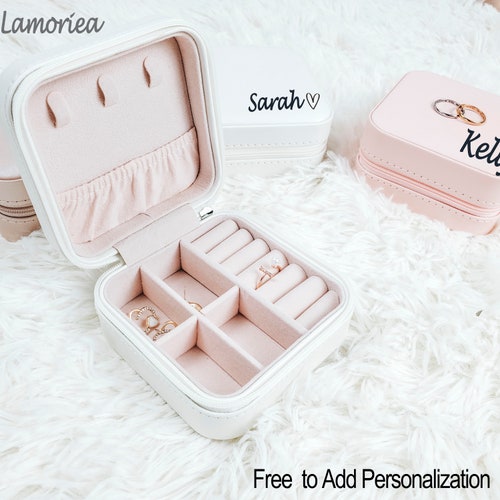 Personalized Jewelry Box Custom Jewelry Boxes Bridesmaid Etsy