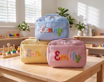 Personalized Kids Lunch Bag, Gifts for kids, Lunch Box Bag, Eco-friendly Bag, Back-to-school Bag, Gift for Girls, Gift for Son, Gift for Boy
