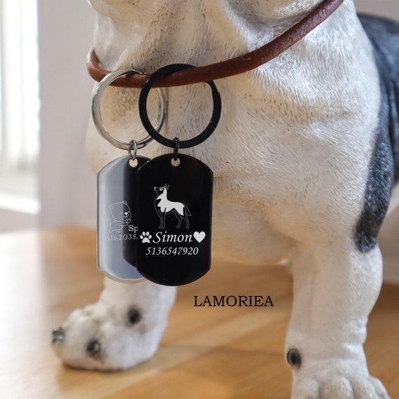 Monogrammed dog tags hot sale