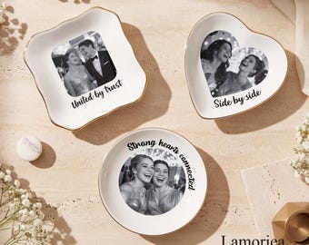 Portagioie personalizzato con foto, portaanelli personalizzato con immagine, portagioie personalizzato, portagioie personalizzato, organizer per gioielli, regalo per lei