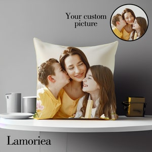 Customized Squared Pillow, Custom Pillow for Mom, Mother&#39;s day Gifts, Gift for Mom, Personalized Gifts, Sofa Pillow, Couch Cushions