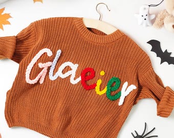 Aangepaste eerste Halloween-trui, Halloween-cadeaus baby, Halloween-trui peuter, Halloween-meisje, Halloween-jongens, Cadeaus kind, Cadeaus kind, Babycadeaus