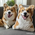 Personalized Pet Shaped Pillow, 3D Photo Pillow, Pet Lover Gift, Dog Pillow, Pet Portrait Pillow, Pet Memorial, Pet Gift, Dog Gift, Cat Gift
