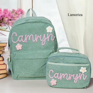 Custom Toddler School Backpack, Back to school gifts, Kid Lunch Bag, Toddler Bag with Name, Gift for Kids, Girls Backpack, Boys Backpack