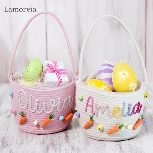 Personalisierter Osternest, Kinderosternkorb, Ostergeschenk, Osterhasenkorb, Mädchen-Osternkorb, Jungen-Osternkorb, Babykorb, Kindergeschenk