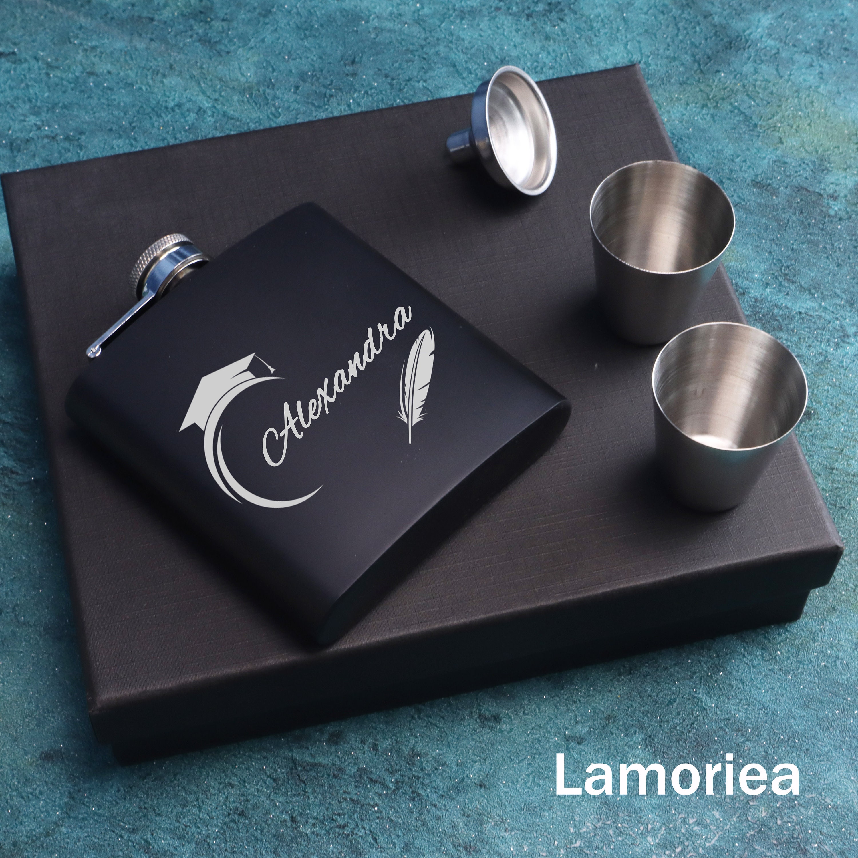 Personalized Hip Flask, Engraved 6 Oz Stainless Flask, Class of 2025 ...