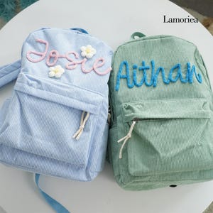 Sac à dos personnalisé pour enfants, sac à dos d'école pour tout-petits, cadeau de rentrée, cadeau de fille de fleur, cadeau pour les enfants, préscolaire, cadeau pour la maternelle, sac pour enfant