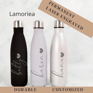 Personalised Insulated Stainless Steel Flask, Water Bottle Custom Water Bottle Bridesmaid Gifts Bridesmaid Water Bottle Bridesmaid Proposal