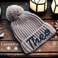 Personalized Winter Hat for Kids, Embroidered Kids Hat, Gifts for Kids, Hand Embroidered Beanie, Hats for Kids, Custom Beanie Hats, Baby Hat