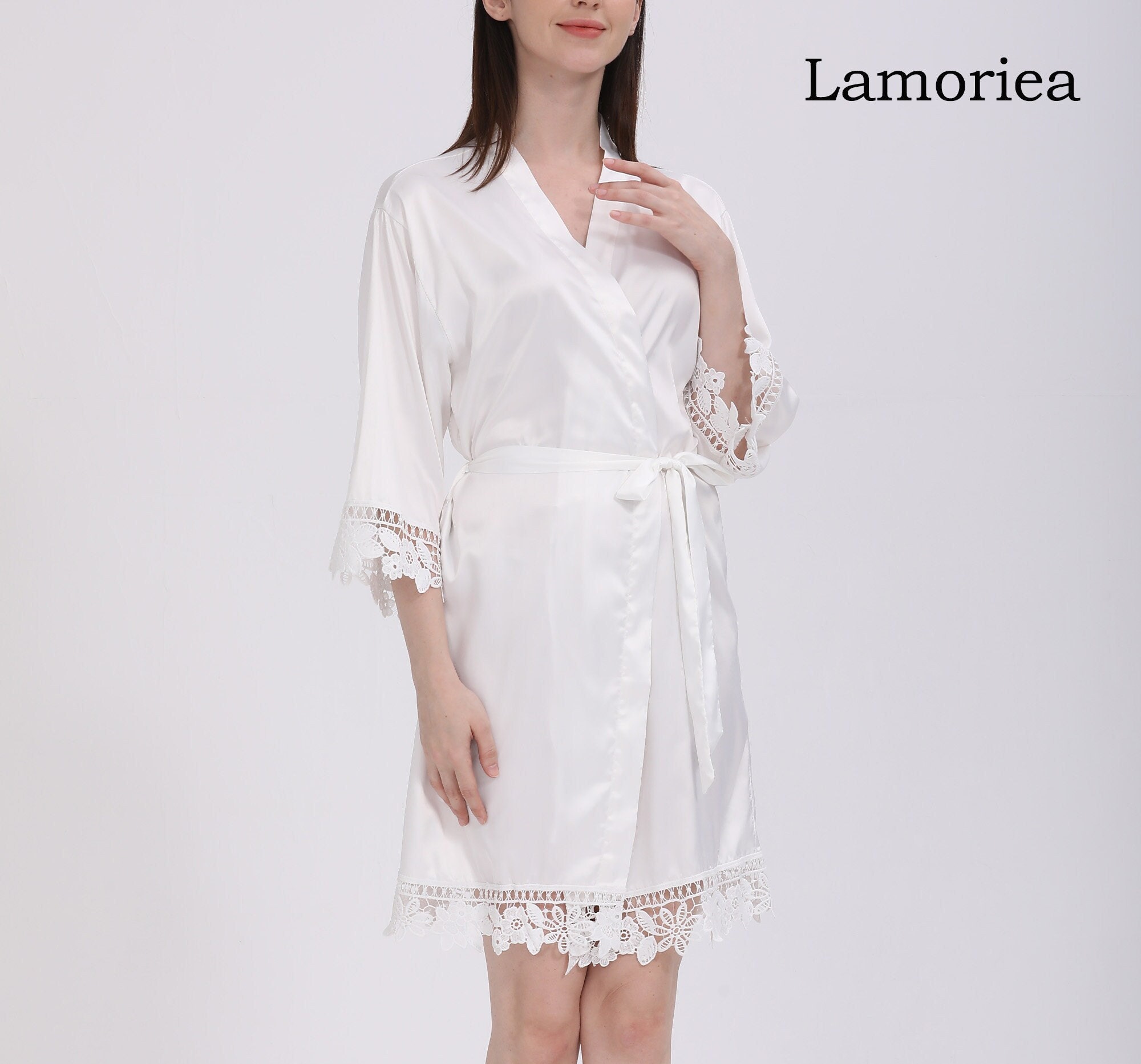 Personalised Bridesmaid Robes Wedding Dressing Gown Bridal Etsy UK