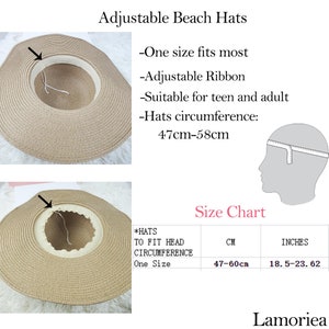 Chapeaux de plage réglables personnalisés, chapeaux de demoiselle d'honneur, chapeau de plage, noms personnalisés, chapeaux de célibataire, cadeaux de plage image 6