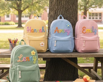 Personalized Toddler Backpack, Custom School Bag with Name, Kids Lunch Bag, Preschool Backpack, Back to School Gift, Nursery Backpack