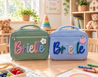 Personalized Lunch Bag with Name, School Lunch Bag, Lunch Tote, Kids Lunch Bag, Kids Lunch Box Bag, Gifts for Kids, Back to School Gifts