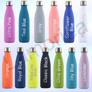 Personalised Water Bottle Vacuum, Insulated Stainless Steel Flask, Sports Bottle, Gym Water Bottle, Christmas Gift, Father's Day Gift image 5