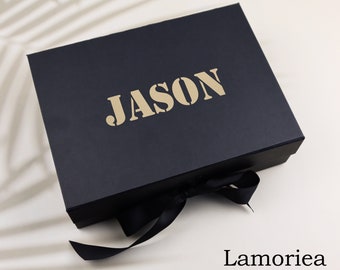 Personalized Best man gift box Gift for Groom Wedding day box for best man Custom gift box Groom gift box Named gift box for best man