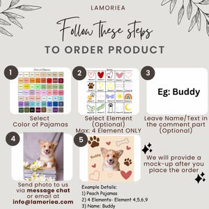 Anpassat pyjamasset för husdjur, pyjamas med husdjursansikten, pyjamas för hundälskare, familjepyjamas, husdjursporträtt, matchande pyjamas, present till henne, födelsedagspyjamas bild 5