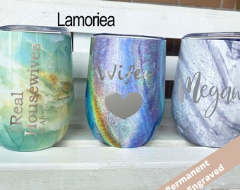 Real Housewives Personalized Wine Tumbler, Real Housewives Gift, Personalized Wine Cup, Stemless Wine, Housewives Wine, Gift for Mom