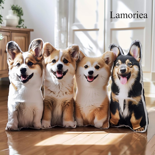 Spersonalizowana poduszka w kształcie zwierzaka, poduszka ze zdjęciem 3D, prezent dla miłośnika zwierząt, poduszka dla psa, poduszka z portretem zwierzaka, upamiętnienie zwierzaka, prezent dla zwierzaka, prezent dla psa, prezent dla kota